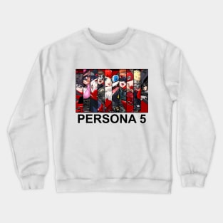 Persona 5 Striker all character Crewneck Sweatshirt